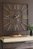 Ashley Furniture A8010112 Thames - Wall Clock - Black / Gold Finish