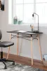 Ashley Furniture H020-10 Ashley Furniture H020-10 Jaspeni - Home Office Desk - Black / Natural