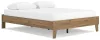 Ashley Furniture EB1866-113 Deanlow - Queen Platform Bed - Honey
