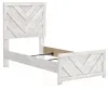 Ashley Furniture B3788B6 Ashley Furniture B3788B6 Cayboni - Twin Panel Bed - Whitewash
