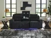 Ashley Furniture PC6420215 Ashley Furniture PC6420215 Forest Lake - Power Reclining Sofa With Adj Headrest - Black
