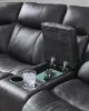Ashley Furniture PC13001S1 Sultan Meadow - 2-Piece Reclining Sectional - Carbon