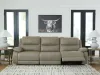 Ashley Furniture PC99201S1 Ashley Furniture PC99201S1 Narwhal Place - 3-Piece Power Reclining Sectional - Pebble