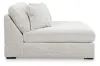 Ashley Furniture PC59106S11 Ashley Furniture PC59106S11 Cuddle Plush - 5-Piece Sectional With Armless Chaise And RAF Corner Chair - Arctic