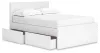 Ashley Furniture EB9630B15 Ashley Furniture EB9630B15 Onita - Full Panel Platform Bed With 2 Side Storage - White