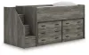 Ashley Furniture B4480B26 Ashley Furniture B4480B26 Frandern - Twin Loft Bed With 2 Drawer Storages - Gray