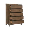 Samuel Lawrence Furniture S917-040 Seneca - 5-Drawer Chest - Brown