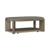 Liberty Furniture 674-OT1011 Liberty Furniture 674-OT1011 Affinity - Oval Cocktail Table - Dusty Taupe / Concrete Tops