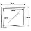 CoasterEveryday 222634 Woodmont - Dresser Mirror - Rustic Golden Brown
