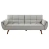 Coaster Fine Furniture 360096 Caufield - Upholstered Tufted Convertible Sofa Bed - Gray