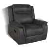 CoasterEveryday 603504-S3 Lawrence - 3 Piece Upholstered Reclining Sofa Set - Charcoal