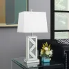 CoasterElevations 920141 Carmen - Tapered Shade Mirrored Table Lamp - Silver