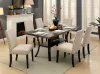 Furniture of America CM3323T-TABLE Kaitlin - Dining Table - Light Walnut / Beige