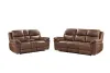 New Classic 22-5985B-2PM New Classic 22-5985B-2PM Ryland - P1 2 Piece Sofa & Loveseat Power Footrest - Brown