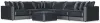 Jackson Furniture Industries 2245/37/31/59/36/12-23 Jackson Furniture Industries 2245/37/31/59/36/12-23 Remington - 6 Piece Modular Sectional And 1 Included Cocktail Ottoman - Slate