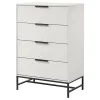 Coaster Fine Furniture 224865 Sonora - 4-Drawer Bedroom Chest - White