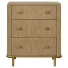Coaster Fine Furniture 224301KECRM-S5 Arini - 5 Piece Eastern King Bedroom Set - Cream And Sand Wash