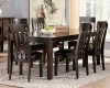Ashley Furniture D596-35 Haddigan - Rectangular Dining Room Extension Table - Dark Brown
