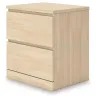 Ashley Furniture EB9632-292 Ashley Furniture EB9632-292 Onita - Two Drawer Night Stand - Natural