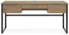 Ashley Furniture H632/44/01A/70 Montia - Home Office Desk, Desk Chair, Bookcase - Light Brown