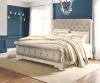Ashley Furniture B743/31/36/78/76/99 Ashley Furniture B743/31/36/78/76/99 Realyn - 5 Pc. - Dresser, Mirror, King Upholstered Sleigh Bed - Two-tone