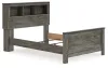 Ashley Furniture B4480B3 Ashley Furniture B4480B3 Frandern - Full Bookcase Panel Bed - Gray