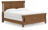 Ashley Furniture PCB824B4 Ashley Furniture PCB824B4 Rowlenstown - King Poster Bed - Brown