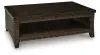 Ashley Furniture PCP760-701 Monterey Point - Rectangular Cocktail Table - Dark Brown