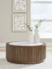 Ashley Furniture T658-8 Ashley Furniture T658-8 Hadonna - Round Cocktail Table - Brown