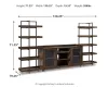 Ashley Furniture W633W1 Ashley Furniture W633W1 Starmore - 3 Pc. - Entertainment Center - 70