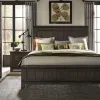Liberty Furniture 759-BR-QPB Liberty Furniture 759-BR-QPB Thornwood Hills - Queen Panel Bed - Rock Beaten Brown