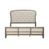 Liberty Furniture 615-BR-KSH Americana Farmhouse - King Shelter Bed - Dusty Taupe