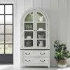 Liberty Furniture 237-DR-CC River Place - Curio Cabinet - Riverstone White & Tobacco