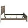 CoasterEveryday 204191KE Kauffman - Wood Eastern King Panel Bed - Washed Taupe