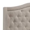 CoasterEssence 310073F Sonoma - Upholstered Full Wingback Bed - Beige