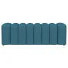 Coaster Fine Furniture 910293 Summer - Fabric Upholstered Tufted Accent Bench - Peacock Blue