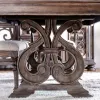 Furniture of America CM3150T-TABLE Arcadia - Dining Table - Rustic Natural Tone / Ivory