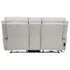 Coaster Fine Furniture 610522P Sylmar - Chenille Upholstered Power Reclining Loveseat - Dove Gray