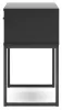 Ashley Furniture EB1865-291 Ashley Furniture EB1865-291 Socalle - One Drawer Night Stand - Black