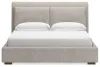 Ashley Furniture B974B6 Cabalynn - King Upholstered Bed - Light Brown