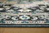 Ashley Furniture R407061 Leningston - 8' x 10' Washable Rug - Black / Cream / Blue