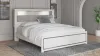 Ashley Furniture B2640/31/36/69/56/97/92(2) Ashley Furniture B2640/31/36/69/56/97/92(2) Altyra - 7 Pc. - Dresser, Mirror, King Panel Bookcase Bed, 2 Nightstands - White