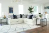 Jackson Furniture Industries 2470/72/46-21 Jackson Furniture Industries 2470/72/46-21 Polaris - 2 Piece Sectional With Comfort Coil Seating And 9 Accent Pillows Included - Sugar