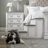 Liberty Furniture 244-BR1000 Magnolia Manor - Pet Steps - Antique White