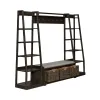 Liberty Furniture 792-OT-WU Mill Creek - 3 Piece Wall Unit Set - Peppercorn
