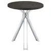 CoasterEssence 183131 Edgerton - Round Pub Height Bistro Bar Table - Dark Oak