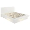 CoasterEssence 202990Q-S6P Jessica - 6 Piece Queen LED Bedroom Set - Cream White