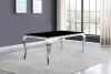 CoasterElevations 115071 Carone - Rectangular Glass Top Dining Table - Black And Chrome