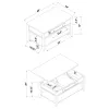 CoasterEssence 721038 Bradford - Rectangular Wood Lift Top Coffee Table - Walnut