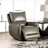 Furniture of America CM9921GY-CH-PM Phineas - Power Recliner - Gray